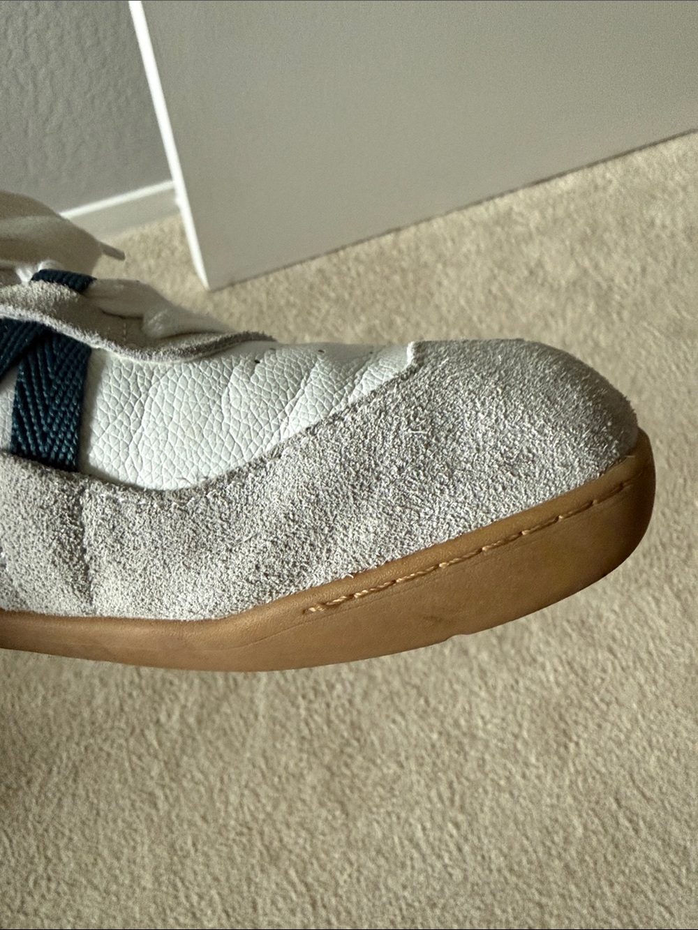 Xero White & Blue Women's Low-Profile Sneakers - Picture 7 of 10
